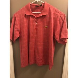Clubhouse Collection Masters Augusta Mens Coral S/S Polo Shirt Sz XLarge XL